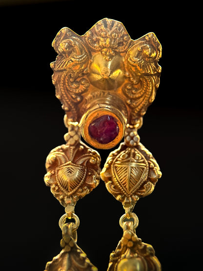 Boucles d'oreilles indiennes "mariage"