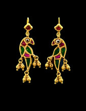 Indian parrots earrings