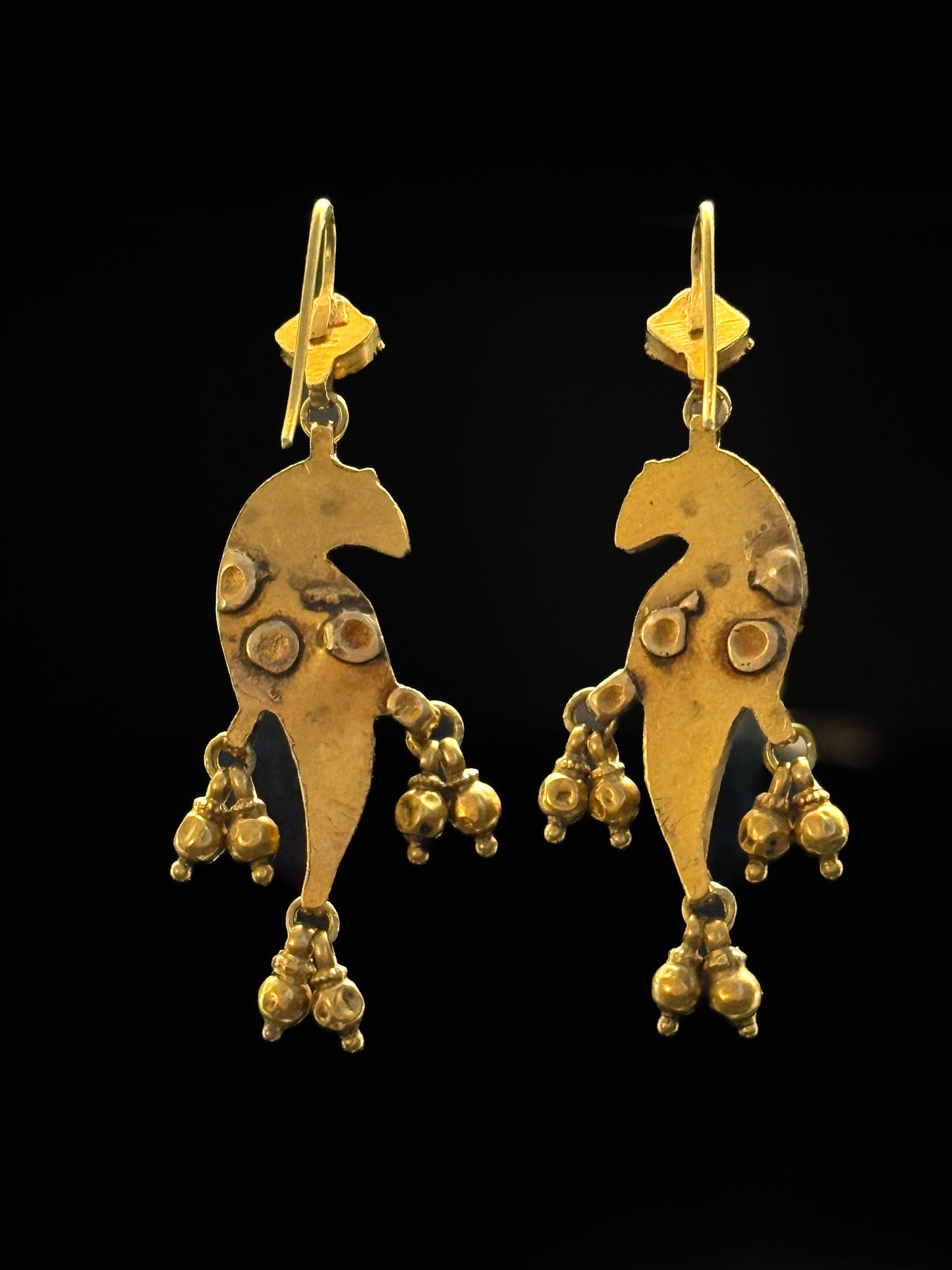 Indian parrots earrings