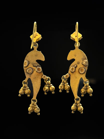 Indian parrots earrings