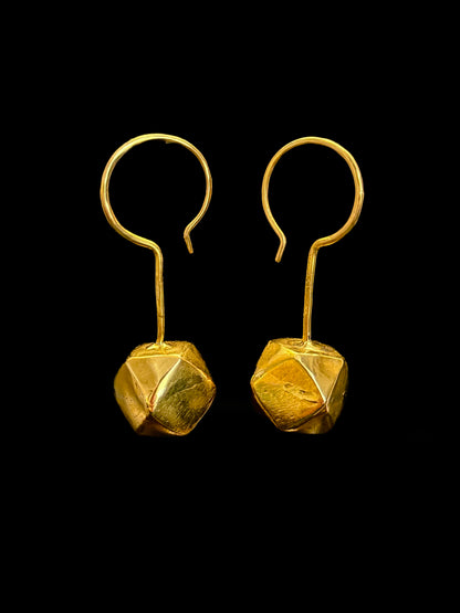 Boucles d'oreilles en perles indiennes