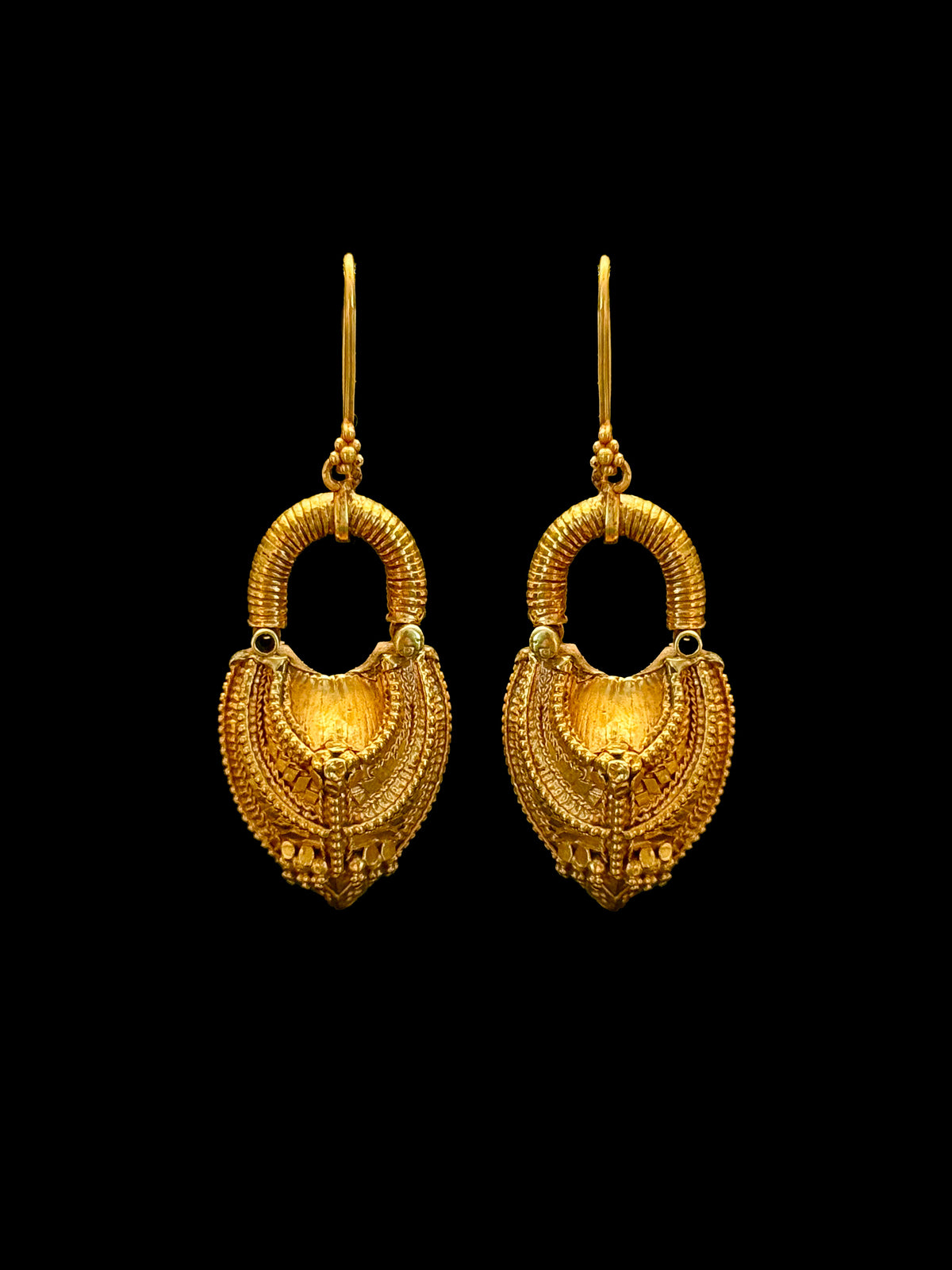 Boucles d'oreilles indiennes Tamil Nadu
