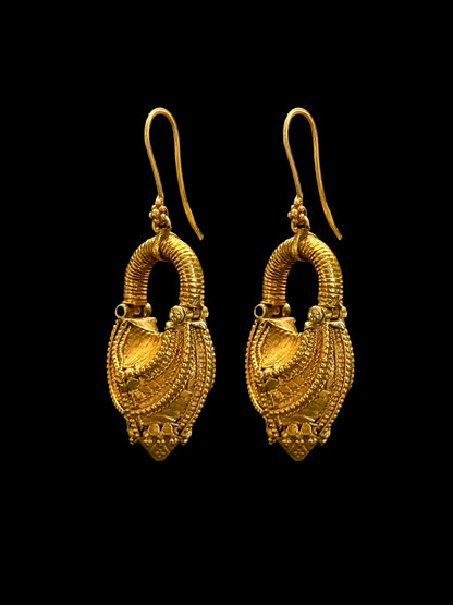 Boucles d'oreilles indiennes Tamil Nadu