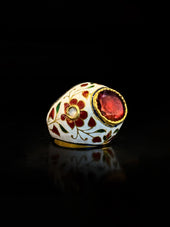 Bague indienne émaillée