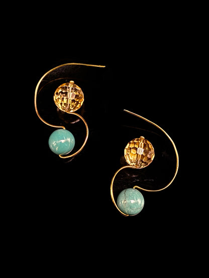 Boucles d'oreilles "1968"