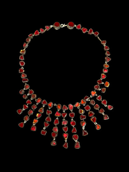Collier Talosel rouge