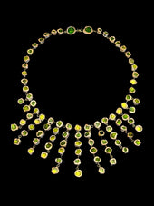 Green talosel necklace