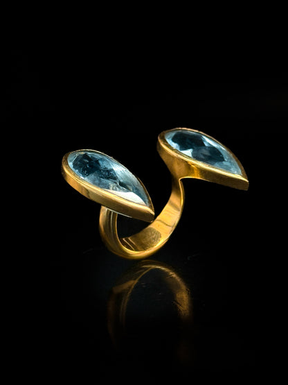 Aquamarine ring