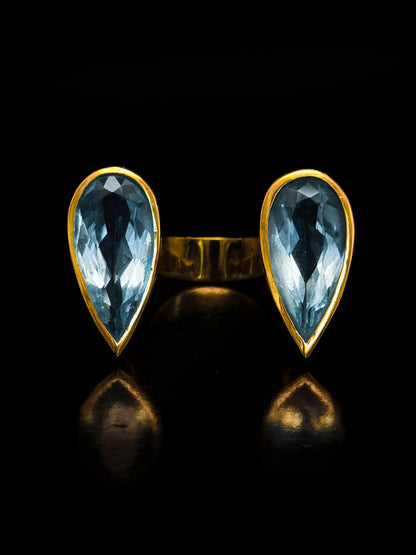 Aquamarine ring