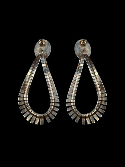 Long creoles earrings
