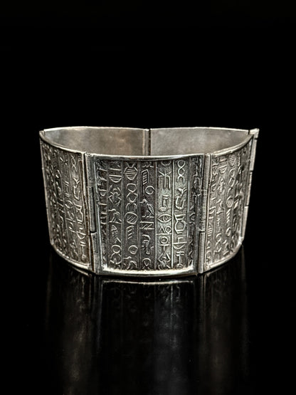 Egyptian hieroglyphs bracelet