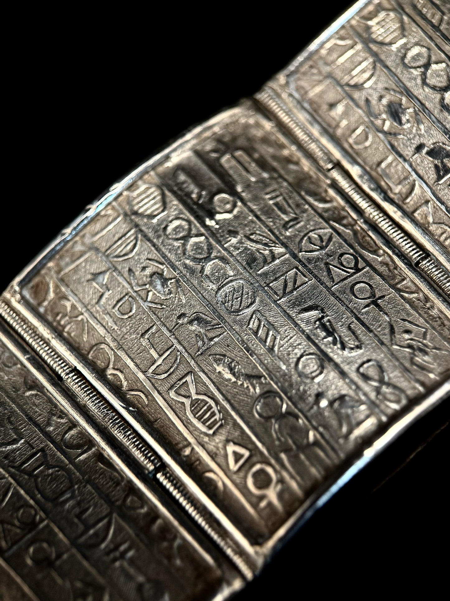 Egyptian hieroglyphs bracelet