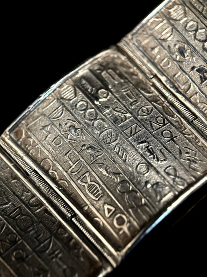 Egyptian hieroglyphs bracelet