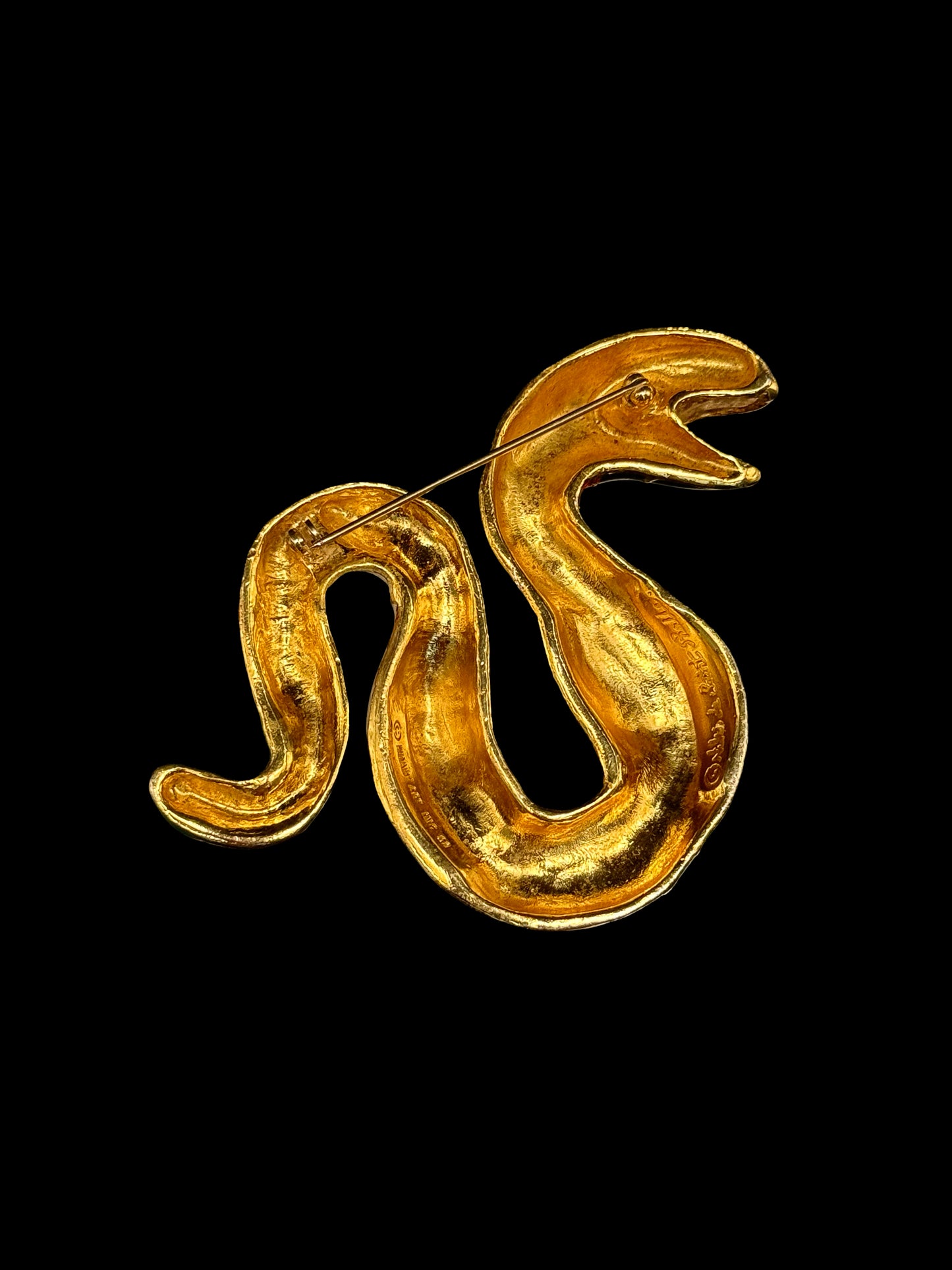 Broche serpent