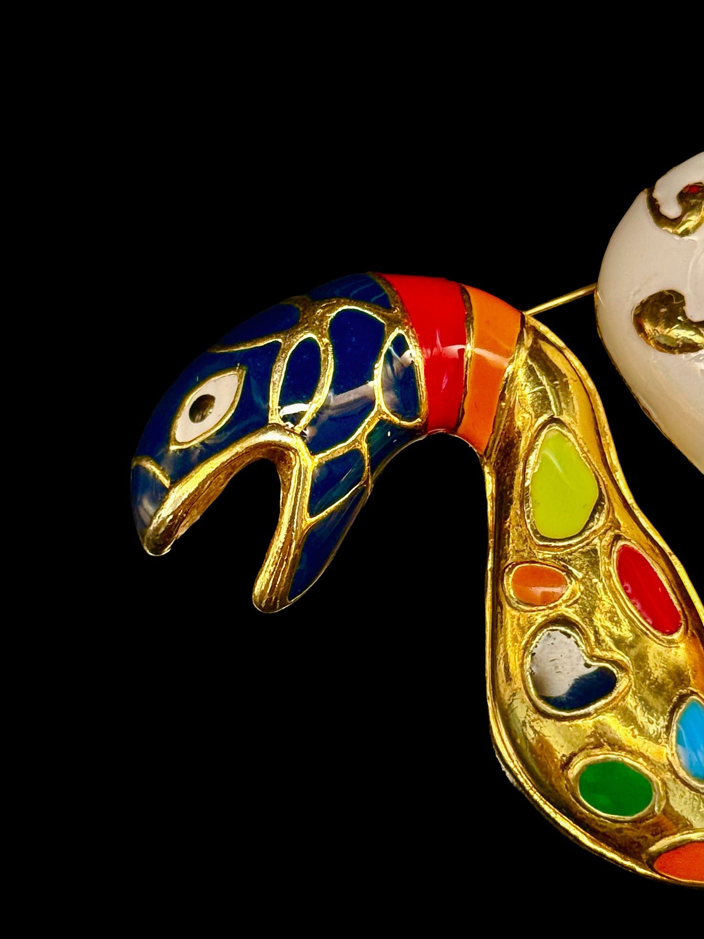 Broche serpent
