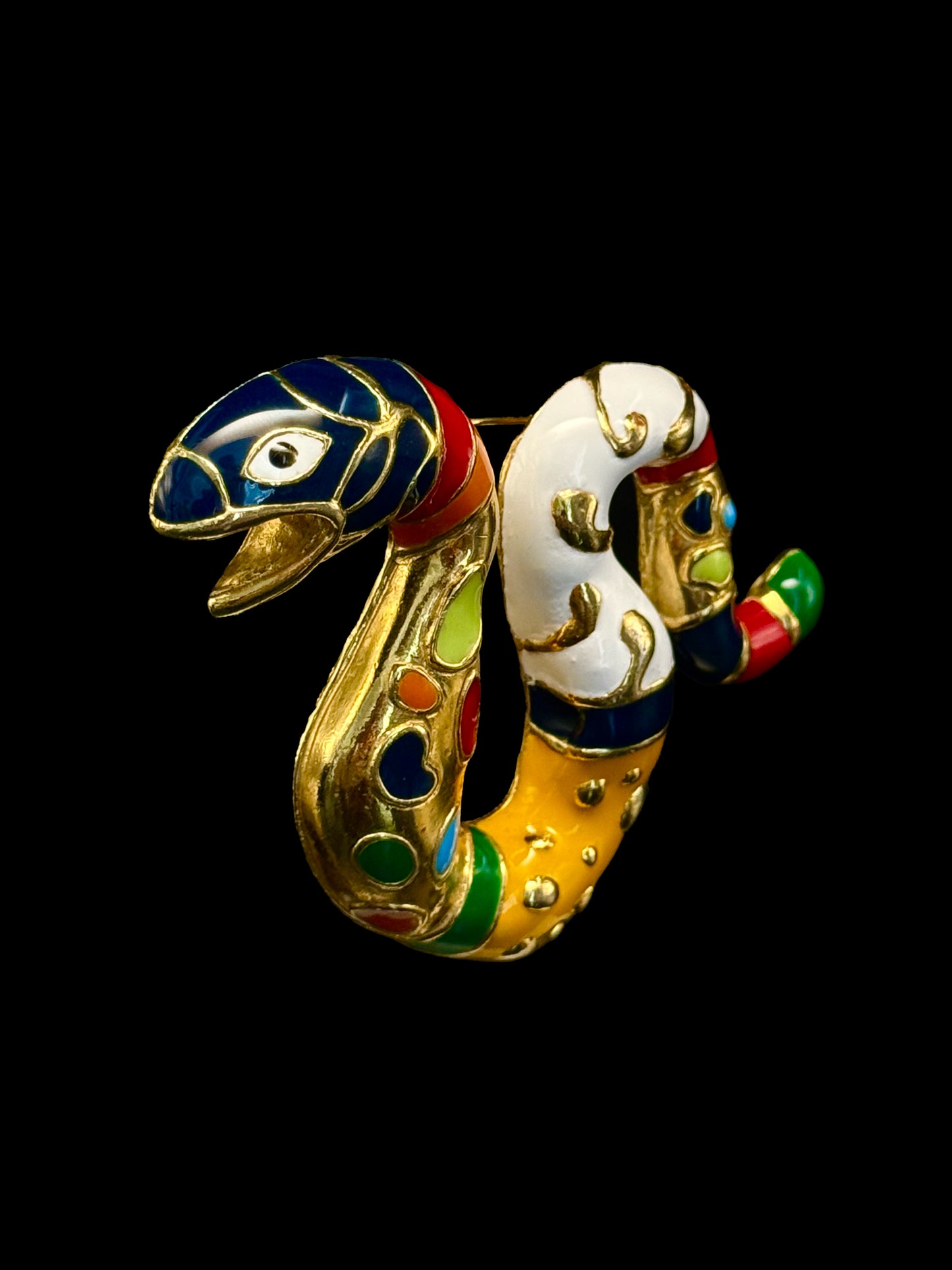 Broche serpent