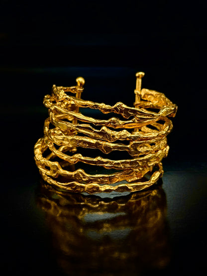 "Figures" bangle bracelet