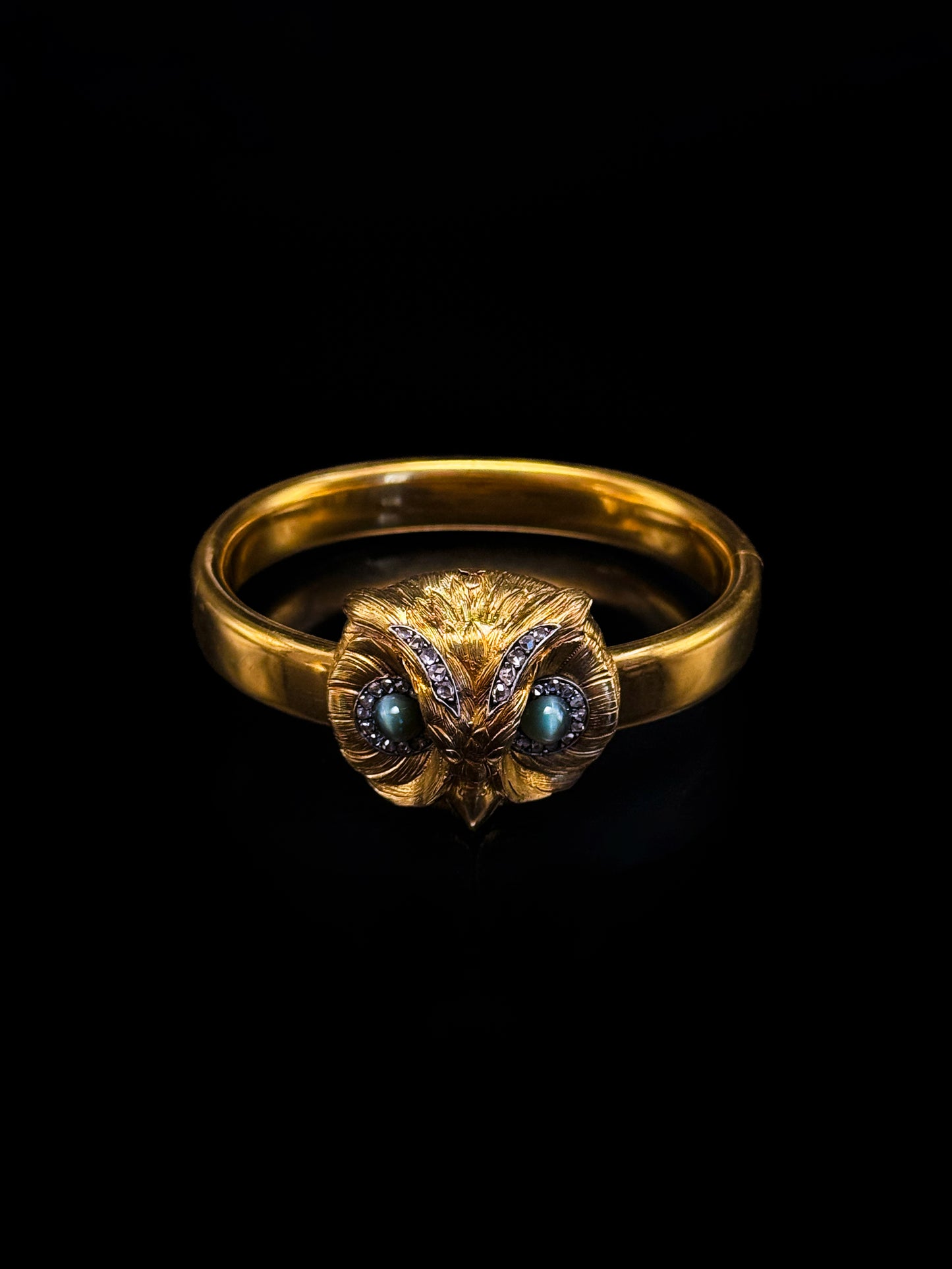 Owl gold bracelet Paul Robin