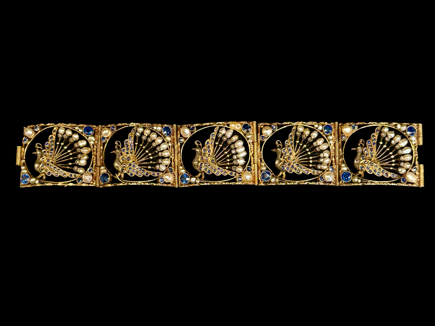 Peacock bracelet