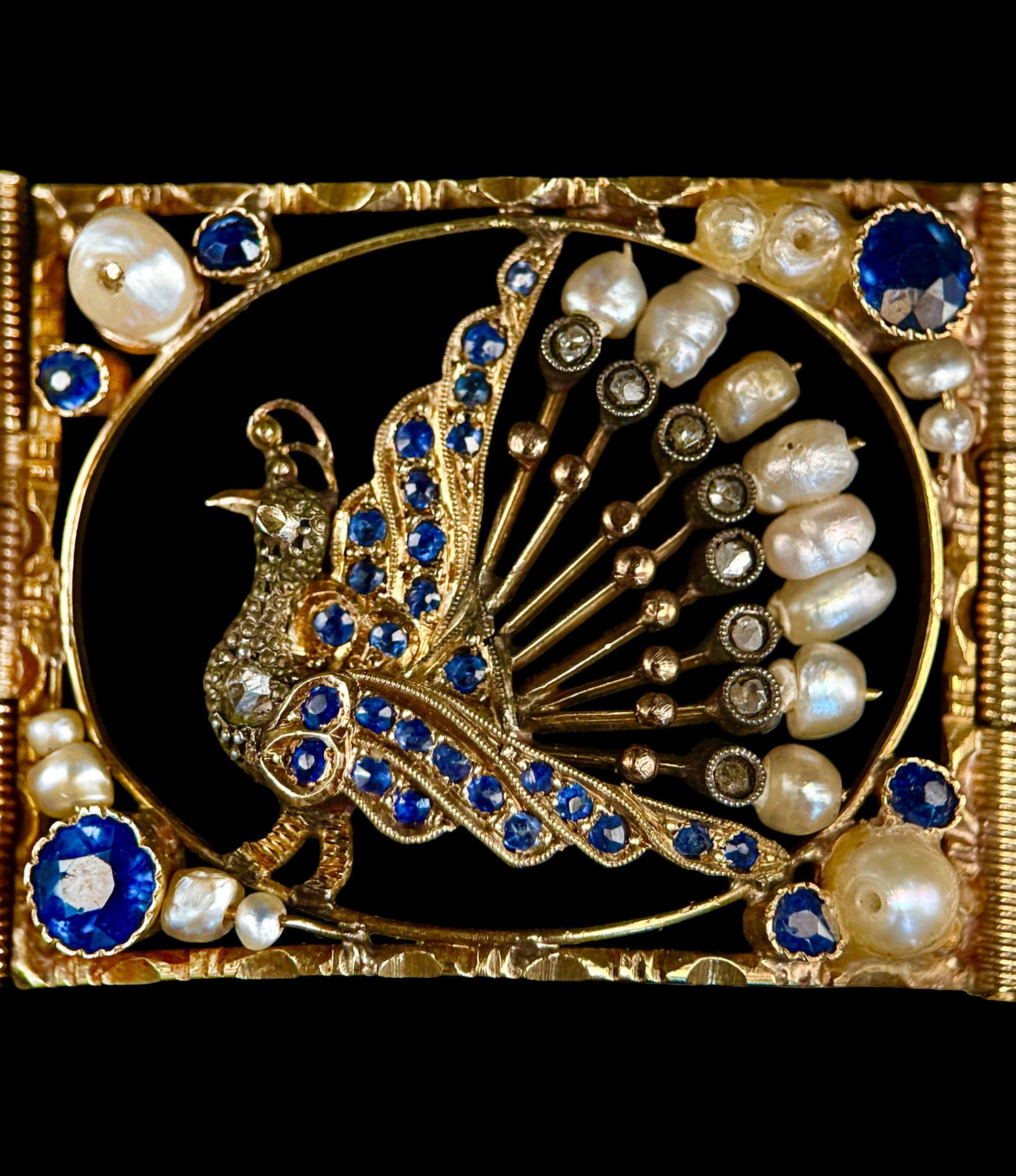 Peacock bracelet