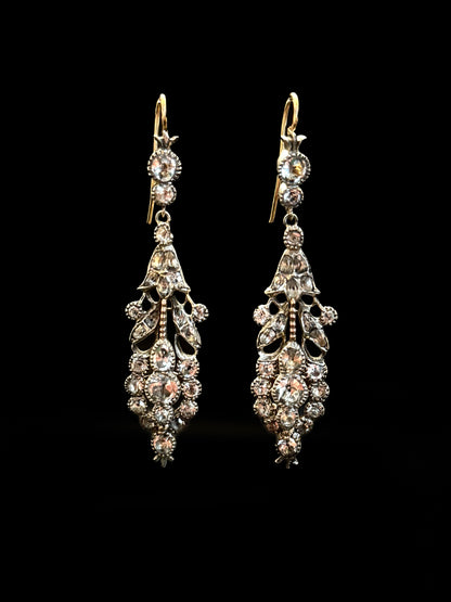 Rhinestone earrings