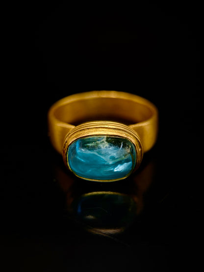 Aquamarine ring