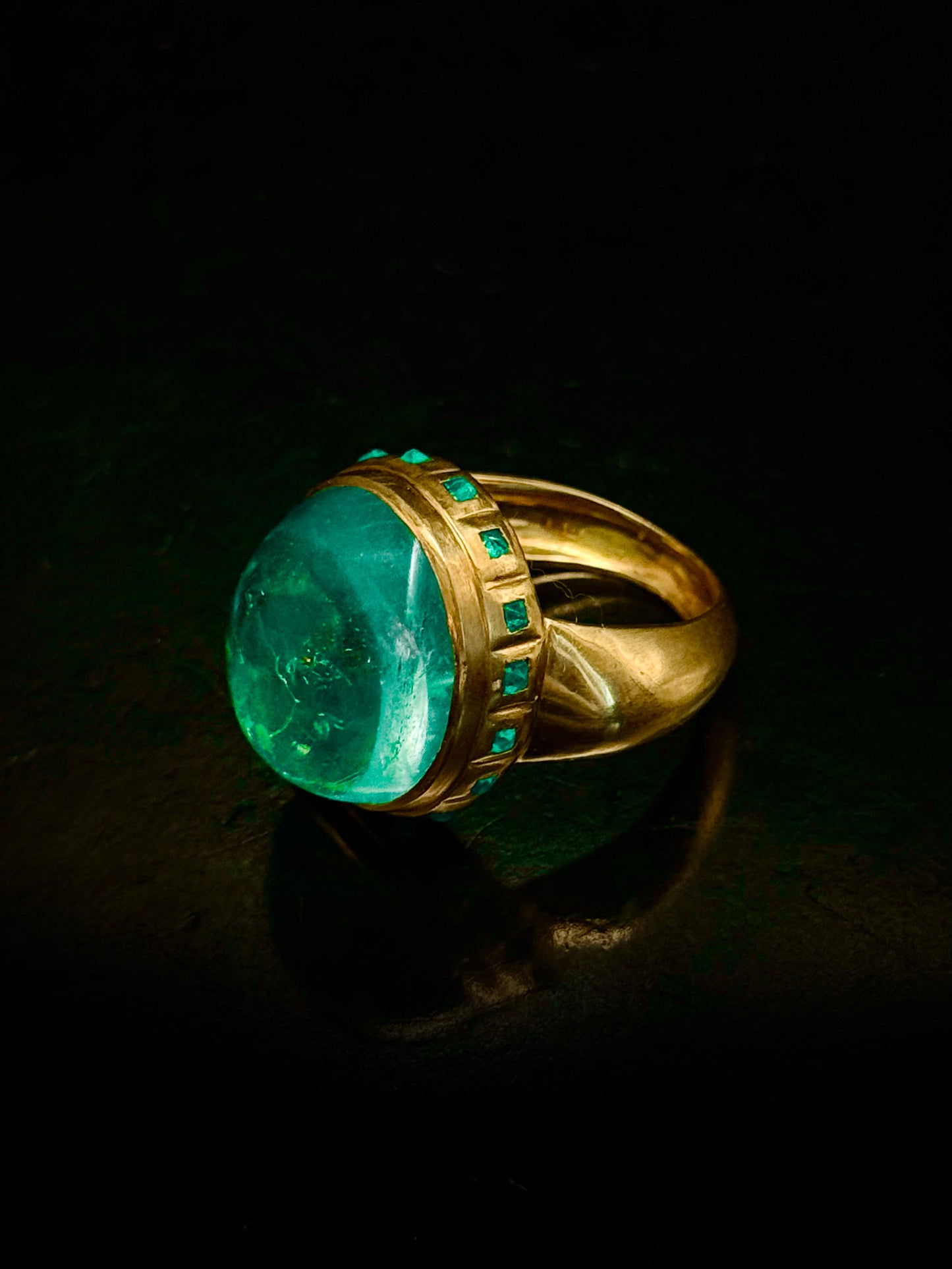 Aquamarine ring
