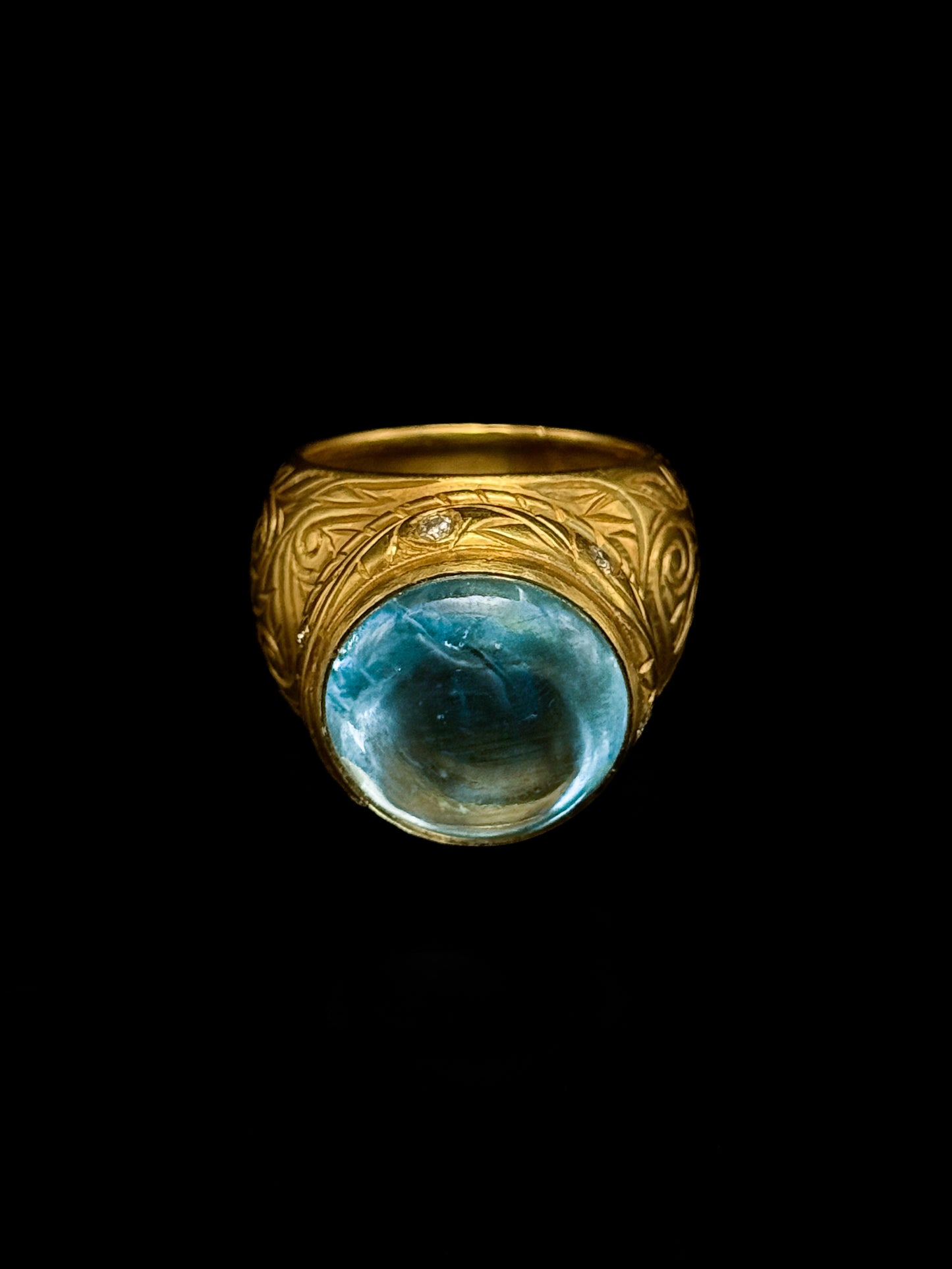 Aquamarine ring