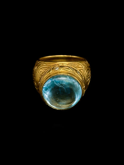 Aquamarine ring