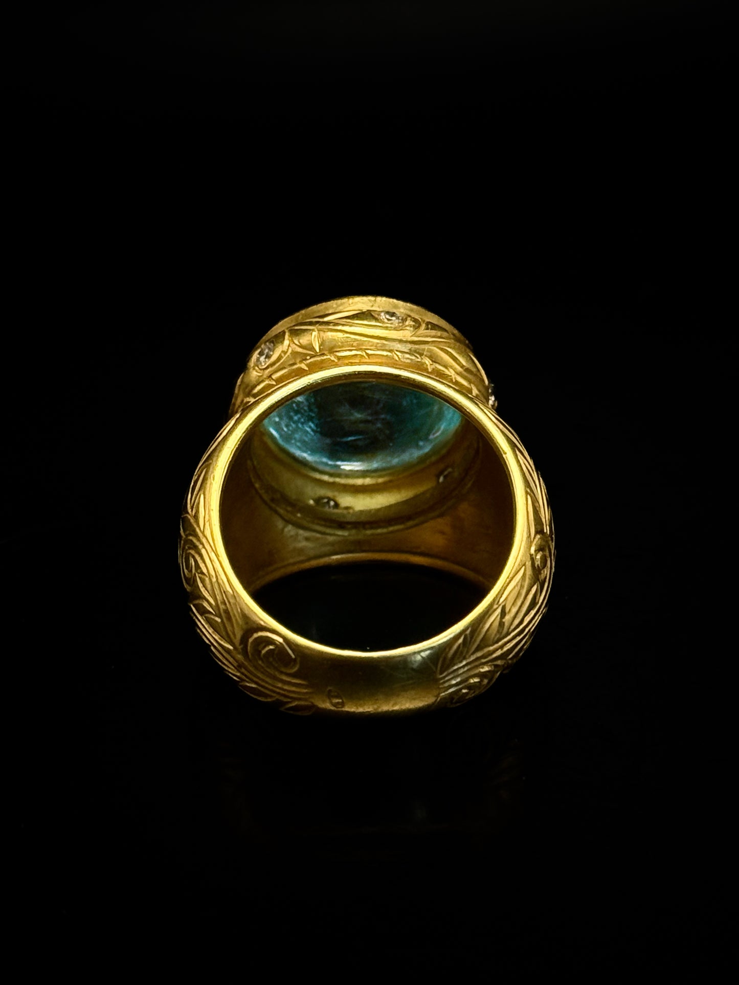 Aquamarine ring