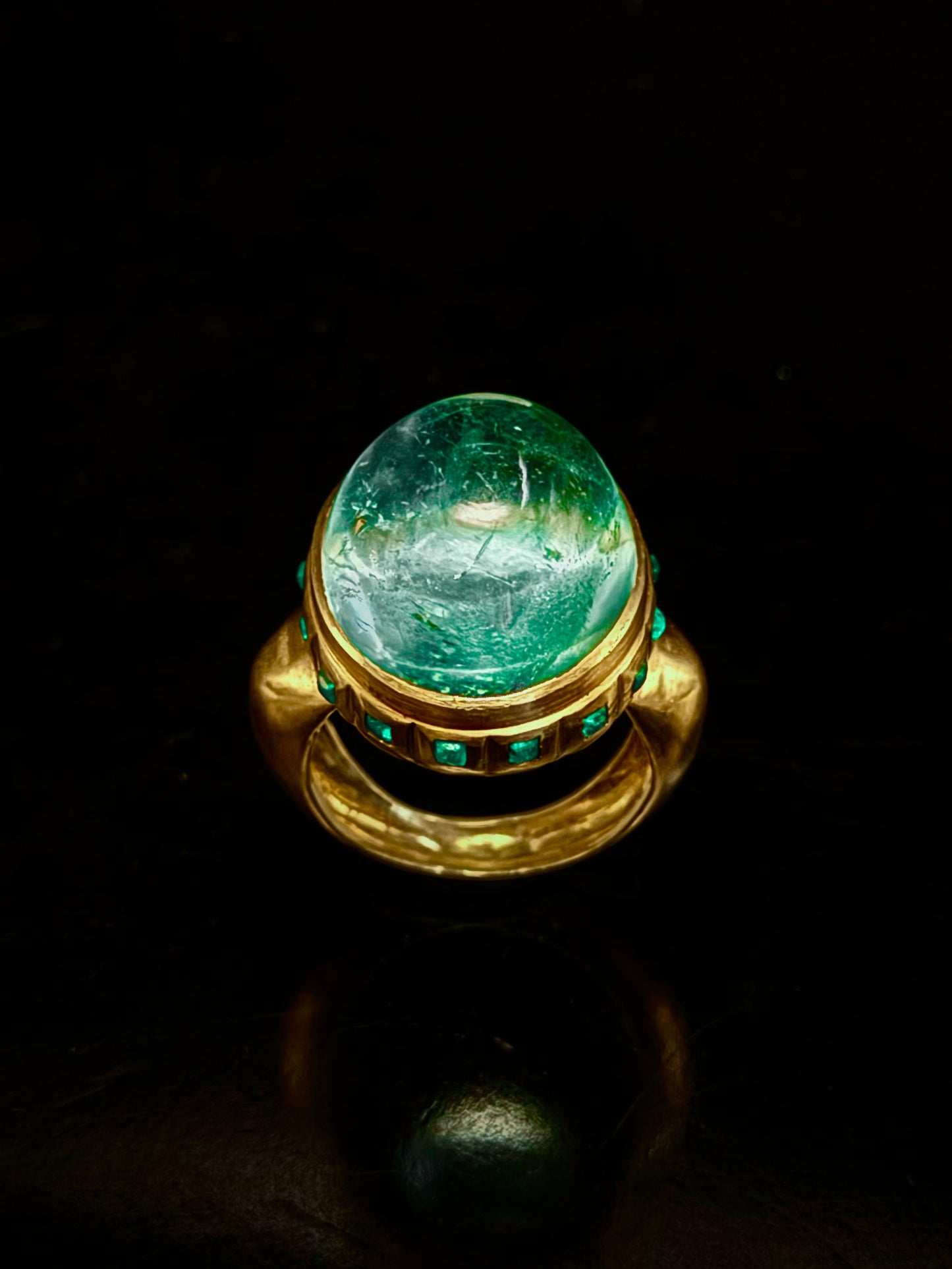 Aquamarine ring