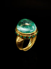 Bague aigue-marine