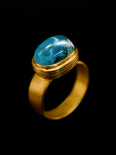 Bague aigue-marine
