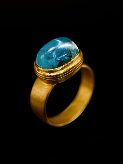 Aquamarine ring