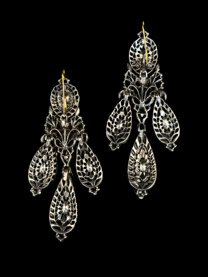 Iberian girandole earrings