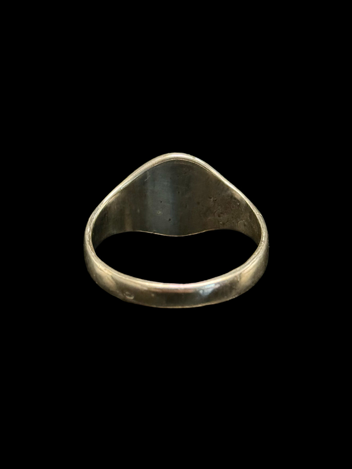 Bague en argent visage lune