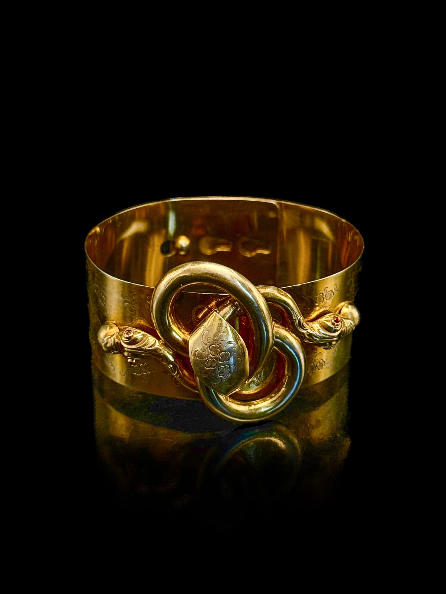 Bracelet manchette serpent