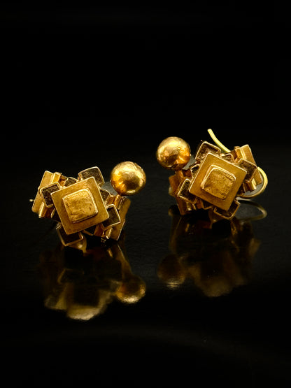 Boucles d'oreilles indiennes Thandatti