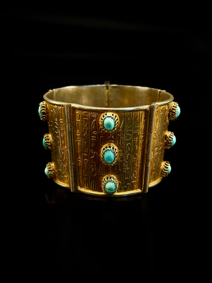Egyptian hieroglyphs bracelet