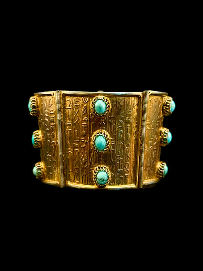 Egyptian hieroglyphs bracelet