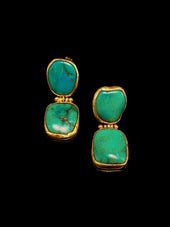 Boucles d'oreilles turquoise