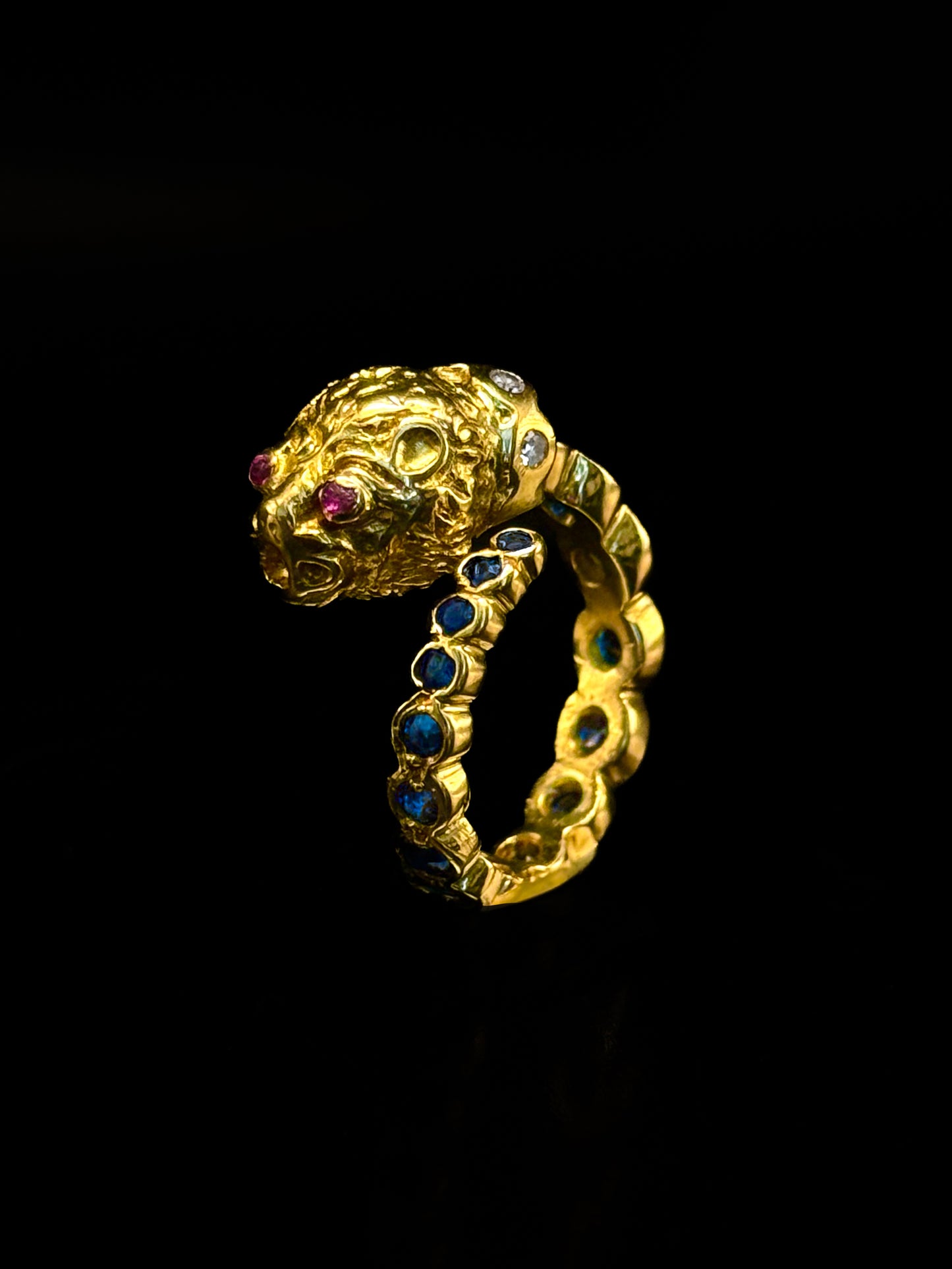 Bague chimère lion
