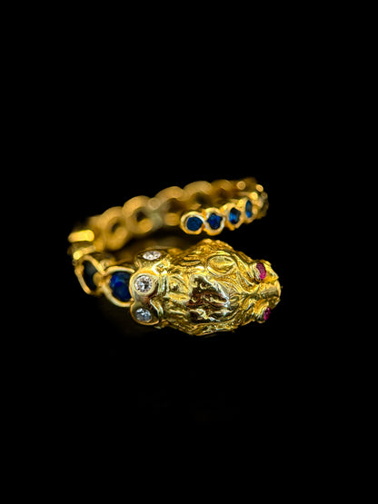 Bague chimère lion